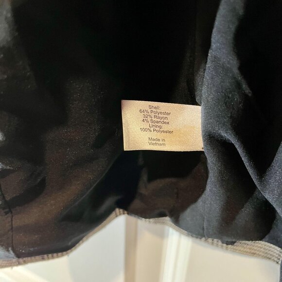 Lane Bryant Polka Dot Houndstooth Check Blazer. - Picture 8 of 11